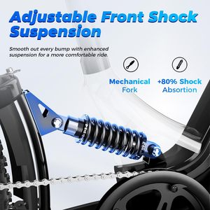 M1 Pro & M2 Pro Electric Bike Combo, 1800W Peak Motor Fat pneumatico E bici per adulti, mountain Bike elettrica da 36mph - Product Image 4