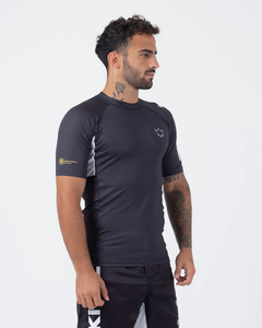 High Quality OEM Compression MMA Rash Guard with Spandex/Polyester Material Custom Design for <b>Men's</b> Adult Optimal Performance - Product Image 4