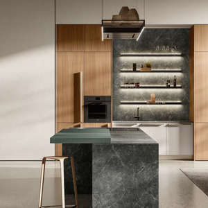 Gabinete de Cocina Modular de Estilo Europeo Personalizado JY Project - Diseño Moderno para Apartamentos, Listo para Ensamblar - Product Image 4