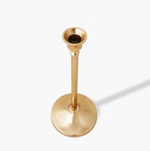 Bougeoir luxueux en métal doré de meilleure qualité Vente en gros de chandelier de table d'hôtel de restaurant de mariage à domicile Produit fait à la main - Product Image 2