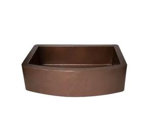 Fregadero de cocina de Metal de cobre hecho a mano pulido cuadrado fregadero de cocina de Metal hecho a mano decorativo fregaderos comerciales para casa Venta caliente - Product Image 2