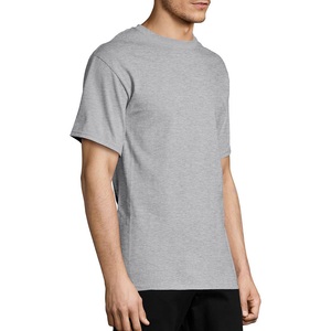 T-shirt décontracté en tricot pour homme, 100 % coton de haute qualité, personnalisable avec logo imprimé, manches courtes, exporté directement - Product Image 2