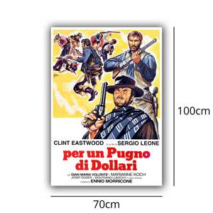 Paper <b>Poster</b> for the Movie "For a Few Dollars More" - Product Image 5