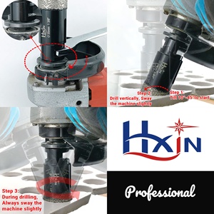 152Mm M14 5/8-11 Chủ Đề Chủ Đề Chân Không Hàn Kim Cương Lỗ Saw Kim Cương Lõi Khoan Bits Đối Khô Và Ướt Khoan Lỗ - Product Image 5