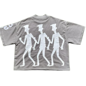 เสื้อยืดฮิปฮอปปักลายถักนิตติ้ง ผ้าฝ้าย 100% เป็นมิตรกับสิ่งแวดล้อม ระบายอากาศได้ดี คุณภาพสูง ขายดี ราคาสมเหตุสมผล - Product Image 5