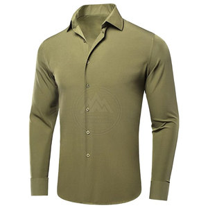 Camisa con botones para hombre más vendida, venta directa en línea de fábrica, nuevo diseño, precio barato - Product Image 2