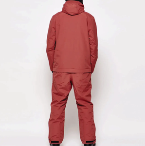 Último diseño Trajes de esquí para hombre con diseño de panel verde y blanco Mono de esquí de alta calidad Impermeable Ropa de snowboard de una pieza - Product Image 6