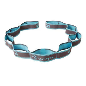 Bandes d'exercice de résistance, sangle de traction pour le yoga, boucles de Pilates, ceinture d'étirement en polyester/coton, couleurs et tailles personnalisables pour - Product Image 2