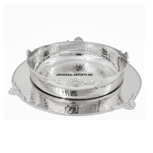 Tazón de Chocolate Martillado con Acabado Mate, Forma Redonda, Tazón de Dulces de Lujo, Tazón de Chocolate Decorativo Nuevo de Alta Calidad - Product Image 1