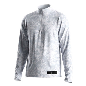 Veste à fermeture éclair sur le côté pour homme, sublimée, respirante, pour le sport, la course à pied et l'entraînement - Product Image 1