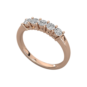 Bague pour femmes en diamant de laboratoire 18 carats, coupe brillante, bagues en diamant de qualité supérieure - Product Image 5