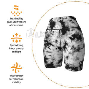 Pantalones cortos transpirables de mujer al por mayor pantalones cortos de mujer de color sólido de último estilo pantalones cortos de fitness de mujer personalizados - Product Image 5