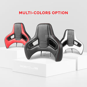 Reposacabezas de carreras de cuero PU Orifix OEM de baja MOQ con espuma integrada para comodidad del cuello y la parte superior de la espalda - Product Image 3