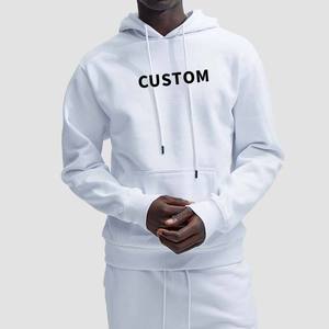 Algodón Loose Fit Alta calidad En blanco Liso Sudaderas con capucha Heavyweight Drop Shoulder Hoodies - Product Image 1