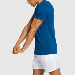 T-shirt de sport décontracté pour homme en gros, respirant, tricoté, personnalisé, à séchage rapide - Product Image 2
