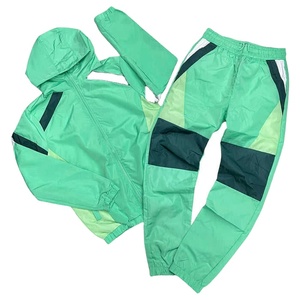 Conjuntos Cortavientos para Hombre y Mujer, Tallas Grandes, Casuales, Sólidos, Transpirables, Resistentes al Viento, Traje Deportivo de Dos Piezas, 100% Algodón, Forro Polar de Invierno - Product Image 2