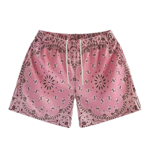 Short en maille 150g/m2 unisexe séchage rapide quantité minimale de commande bas sublimation 100% coton double couche pour hommes femmes basket-ball - Product Image 2