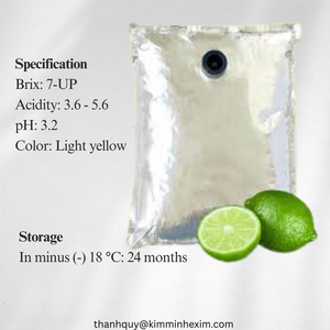 แผ่นเยื่อน้ำมะนาวแช่แข็ง IQF - Product Image 2