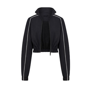 Chaqueta de Nailon de Verano de Alta Calidad para Mujer, Chaqueta Cortavientos con Bloques de Color Personalizados, Tejido Ligero, Impermeable y Cómodo - Product Image 3