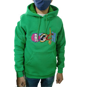 2025 High Quality Top Selling Winter Oversized 100% Cotton Fleece Satin Lined Embroidered Logo Personalize Fashion <b>Hoodies</b> <b>Man</b> - Product Image 5
