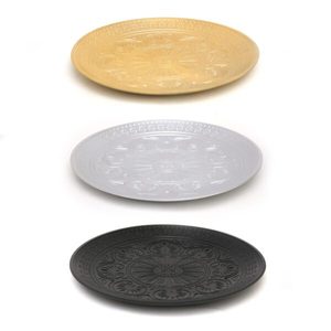 Plateaux de service de décoration de table avec le meilleur décor d'intérieur Plateaux décoratifs de conception de finition d'or coloré - Product Image 5