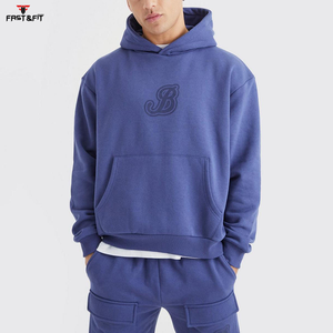 ชุดวอร์มผู้ชายผ้าฝ้าย 100% แบบสวมหัว สีพื้น ทรงเข้ารูป แห้งเร็ว สไตล์ลำลอง สีตามสั่ง - ราคาขายส่ง - Product Image 3