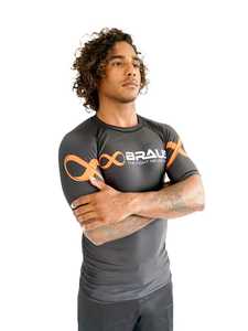 Transpirable Spandex MMA Rashguard Ropa de gimnasio de manga larga para entrenamiento de lucha BJJ Logotipo personalizado de secado rápido Impresión sublimada de longitud larga - Product Image 6