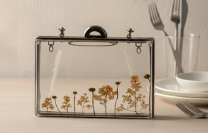 Bolso de Mano Moderno de Resina Epoxi de Lujo Hecho a Mano para Mujer, Color Personalizado, Transparente, Ecológico, Impermeable, Bolso de Noche para Fiesta - Product Image 4