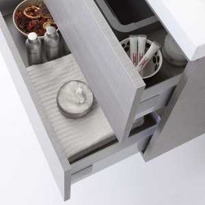 90 cm Right-Hand Miami <b>Suspended</b> Bathroom Cabinet with Drawers Bathroom <b>Sets</b> - Product Image 5