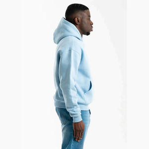 Sweat-shirts à capuche surdimensionnés en polaire lourde OEM 2025 pour hommes, logo personnalisé, sweat-shirts de haute qualité à prix avantageux - Product Image 2