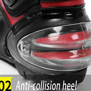 Chaussures de course en cuir pour moto, design personnalisé, cuir de haute qualité, chaussures de course pour moto - Product Image 6