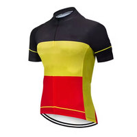 Último Diseño en Ropa Deportiva, Traje de Ciclismo de Manga Corta, Uniforme para Bicicleta de Montaña, Tallas Grandes, Conjuntos de Culotes Cómodos, Transpirables y Ligeros