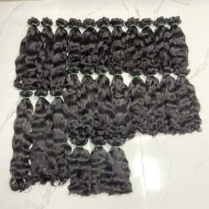 Best-seller-Extensions de cheveux humains vietnamiens naturels ondulés doublement étirés 100% cheveux humains tissés à cuticules alignés pour femmes noires - Product Image 3