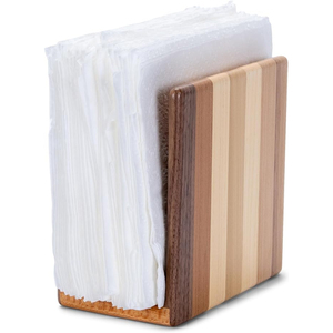 Servilletero de madera de Olivo de alta calidad, dispensador de servilletas de madera duradero y ecológico para cocina y comedor a precio de fábrica - Product Image 3