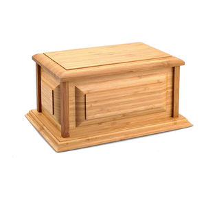 โกศไม้ไผ่โกศสำหรับขี้เถ้ามนุษย์ผู้ใหญ่ฝังศพโกศ (ไม้ไผ่) - Product Image 1