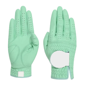 Cabretta ถุงมือกอล์ฟหนังสีขาวบุนวมนิ้วหัวแม่มือนุ่มสบายรู้สึกสำหรับนักกอล์ฟทุกคนด้ามจับกอล์ฟหนังกันลื่น - Product Image 2