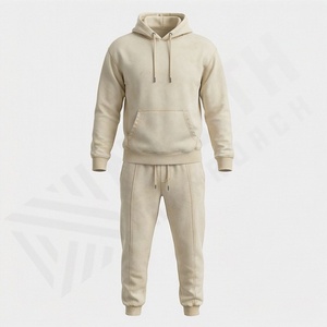 Conjunto Deportivo Informal de Dos Piezas para Hombre, Estilo Invernal, Transpirable, Color Personalizado de Alta Calidad, Lavado Ácido - Product Image 1