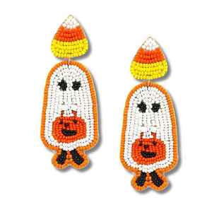 Pendientes de Cuentas con Forma de Fruta Hechos a Mano, de Alta Calidad, con Cuentas de Semillas, Joyería de Moda para Niñas y Mujeres - Product Image 1