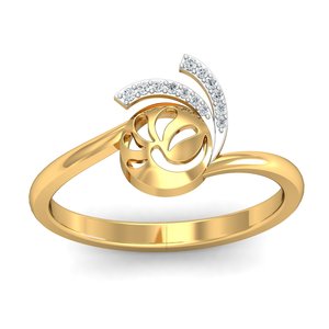 Bohemia Swirl Brass Lab Created Zircon Gemstone <b>Ring</b> 18k <b>Gold</b> Plated Hollow Cutout Women's Wedding <b>Ring</b> - Product Image 1