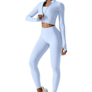 Fashion Style <b>Women</b> Fitness Set Solid Front Logo <b>3</b>-<b>Piece</b> Breathable Quick Dry High Quality Made in Pakistan Wholesale Price - Product Image 1