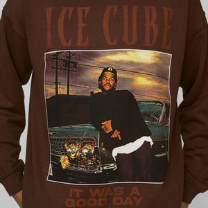 Sweat-shirt en coton pour hommes OEM avec logo personnalisé col rond et épaules tombantes manches longues pour l'hiver - Product Image 4