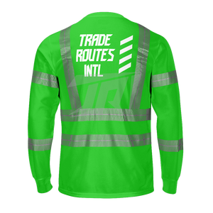 Custom Logo Workwear Set Hi Vis <b>Overall</b> with Button up Shirt Crew Necks Polyester Material for Industrial Safety Outdoor Use - Product Image 5