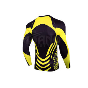 Wholesale Custom Logo Men <b>Compression</b> Suit High Quality Breathable Spandex/Polyester Workout Top Selling New Arrival - Product Image 5