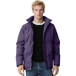 Wholesale Custom Puffer <b>Jacket</b> <b>Men</b> 2025 Warm <b>Waterproof</b> <b>Lightweight</b> Insulated Winter Outerwear OEM Fashion Streetwear Supplier - Product Image 1