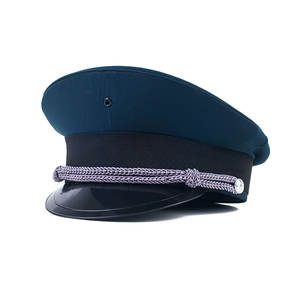 Venta al por mayor de alta calidad de color personalizado Ceremonial Headgear Peak Caps ajustable Red Cap Peak Hat - Product Image 1