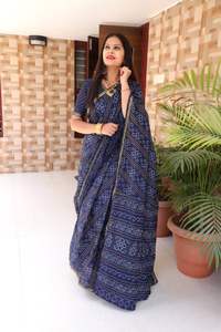 Última colección de Sari de Varanasi con tafetán seda impresión Jacquard tejido borde Palau - Product Image 6