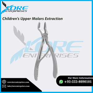 Venta al por mayor de fábrica, fórceps dentales manuales Lore, instrumentos quirúrgicos para la extracción de molares superiores en niños - Product Image 6