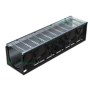 Factory — vidange linéaire en plastique HDPE, matériau de construction, eau de pluie avec couvercle en <span class=keywords><strong>fonte</strong></span> - Product Image 4