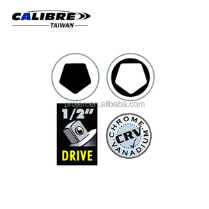 Jeu de douilles et embouts de frein pentagonales TAIWAN CALIBRE 3 pièces 10mm/14mm/19mm avec pochette de rangement pour systèmes Girling et Bendix - Product Image 5