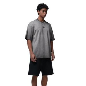 T-shirt surdimensionné personnalisé pour homme, tendance estivale, avec impression sérigraphique, effet délavé au soleil, pour t-shirt personnalisé - Product Image 6